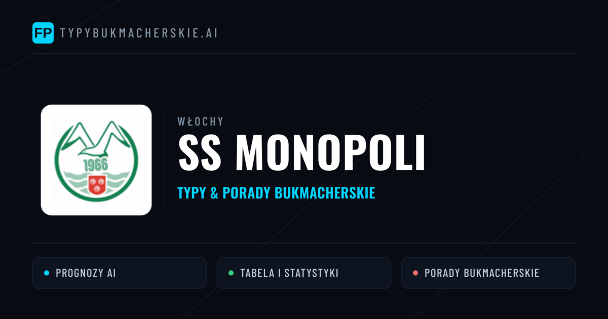 SS Monopoli Typy i statystyki