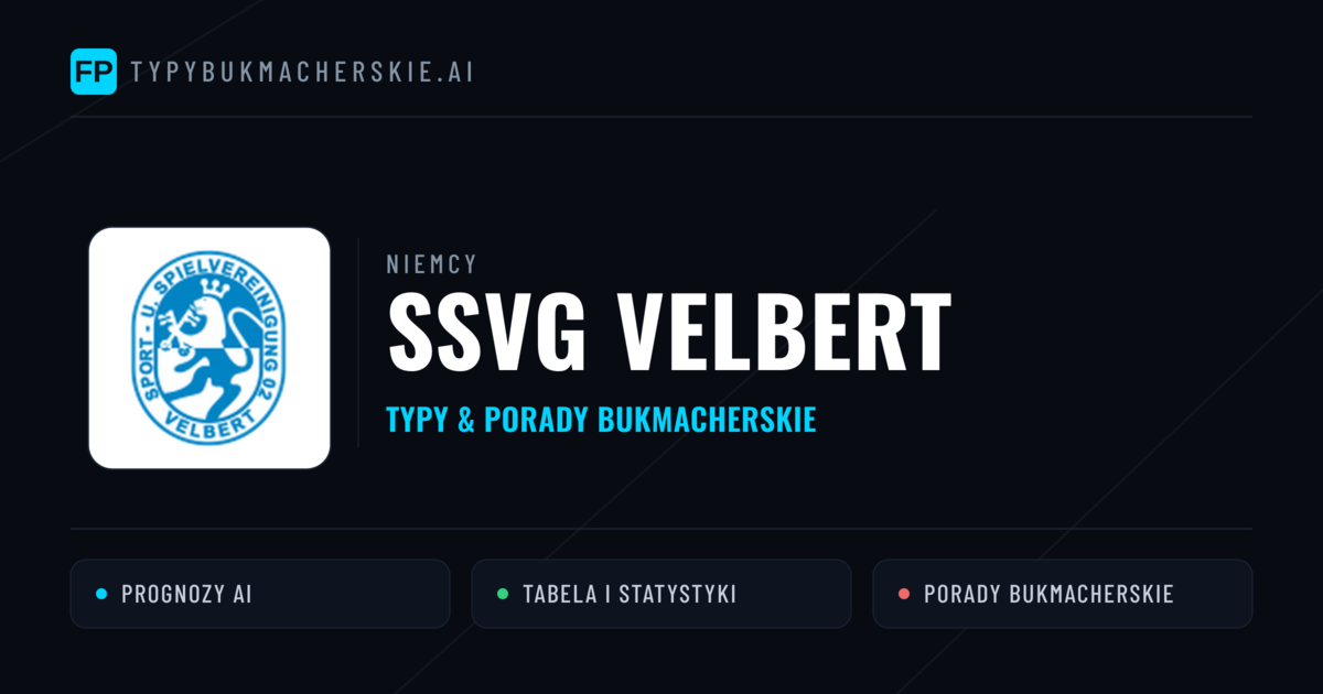 SSVg Velbert Typy i statystyki