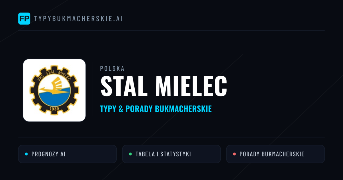 Stal Mielec Typy i statystyki