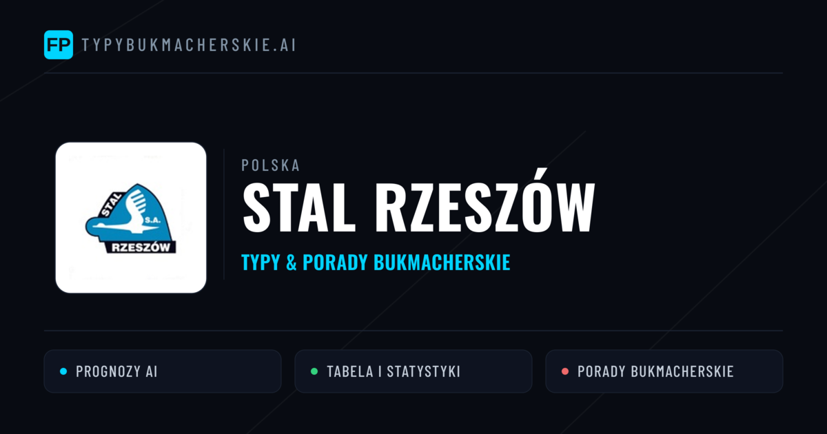 Stal Rzeszów Typy i statystyki