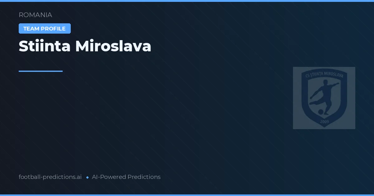 Știința Miroslava Typy i statystyki