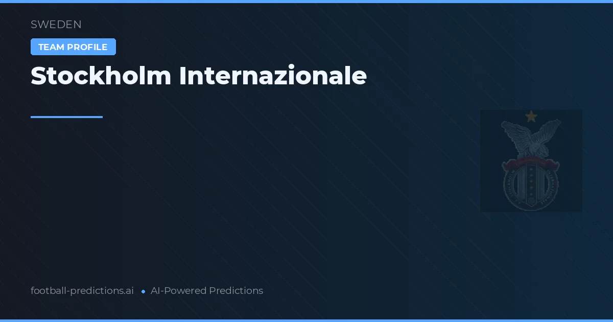 Stockholm Internazionale Typy i statystyki