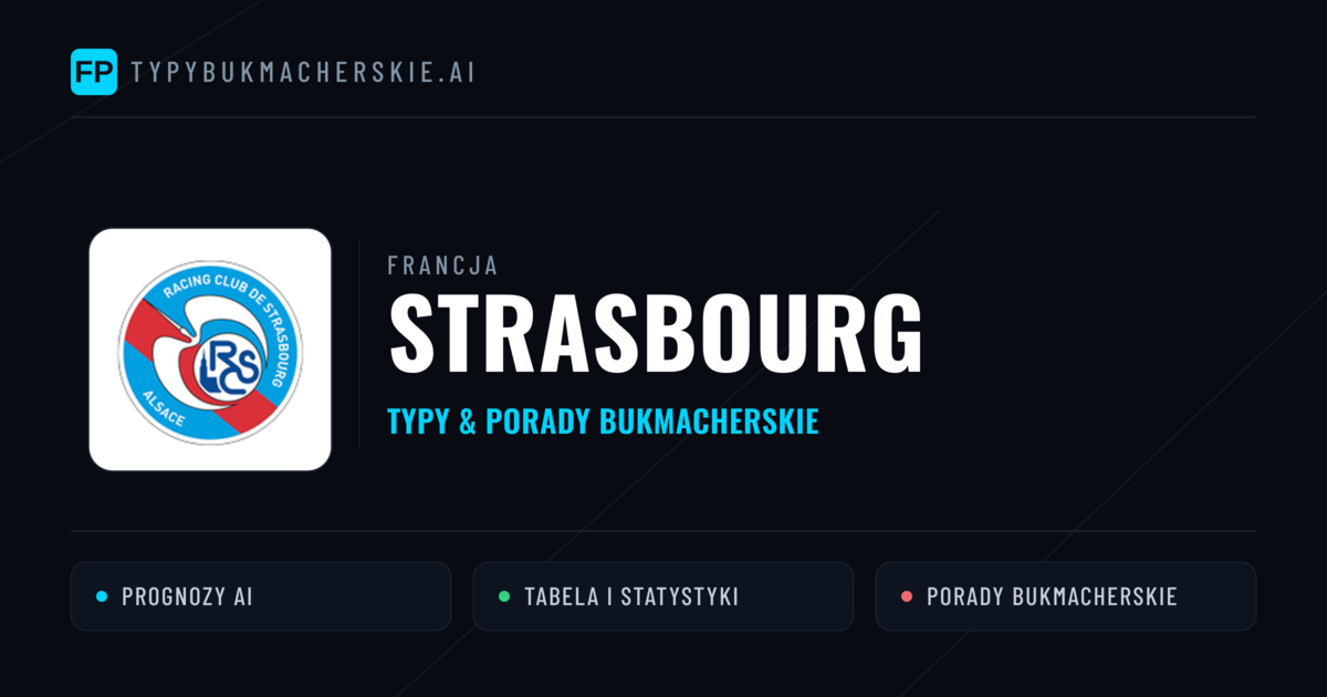 Strasbourg Typy i statystyki
