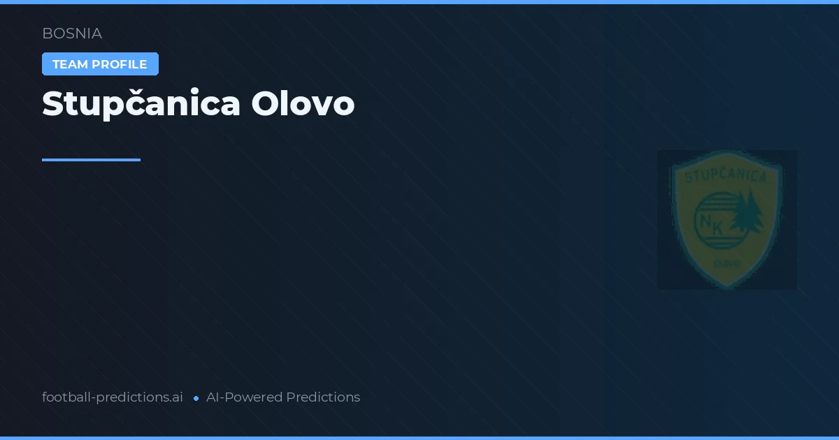 Stupčanica Olovo Typy i statystyki