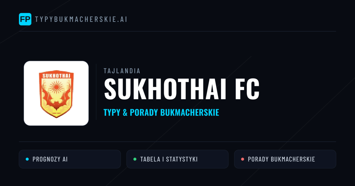 Sukhothai FC Typy i statystyki