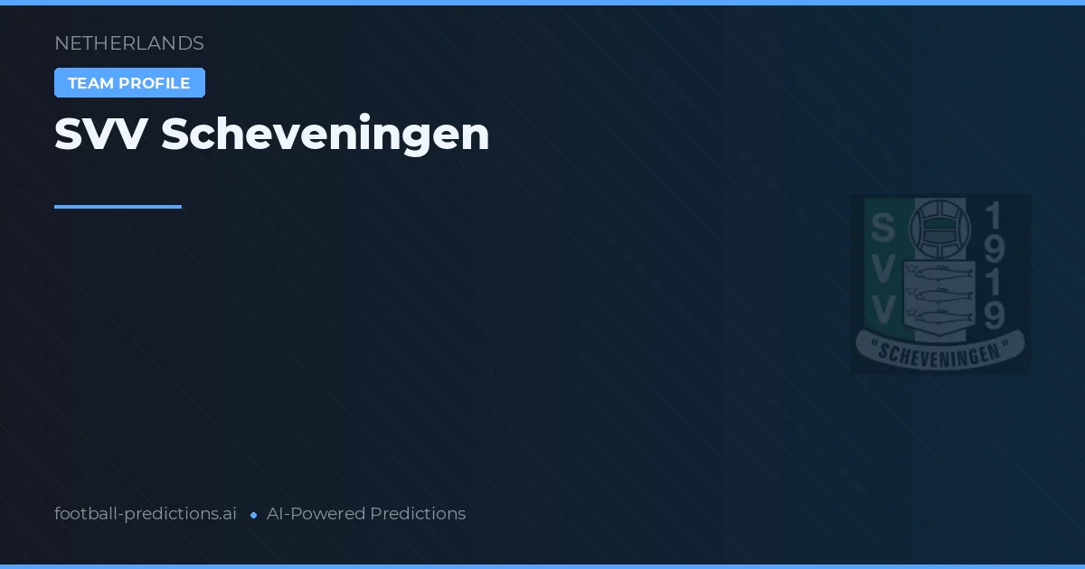 SVV Scheveningen Typy i statystyki