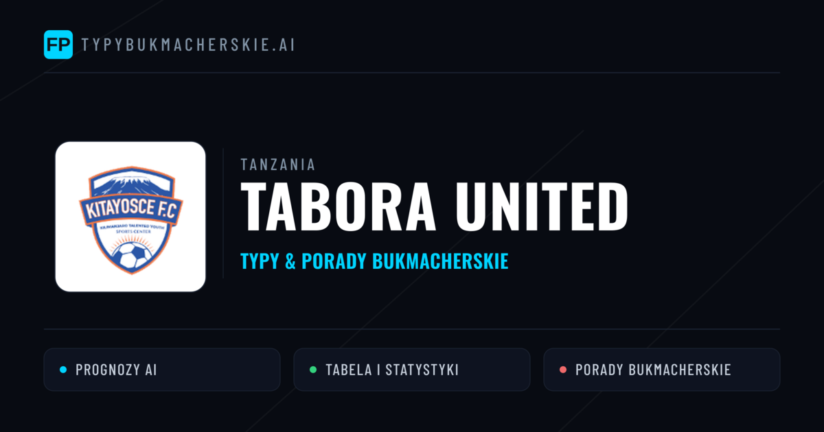 Tabora United Typy i statystyki