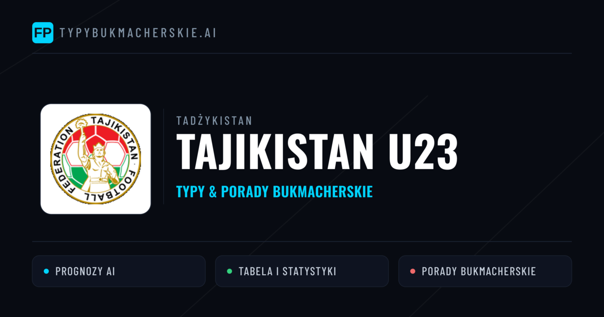 Tajikistan U23 Typy i statystyki