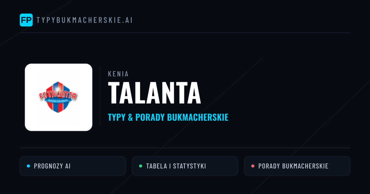Talanta Typy i statystyki
