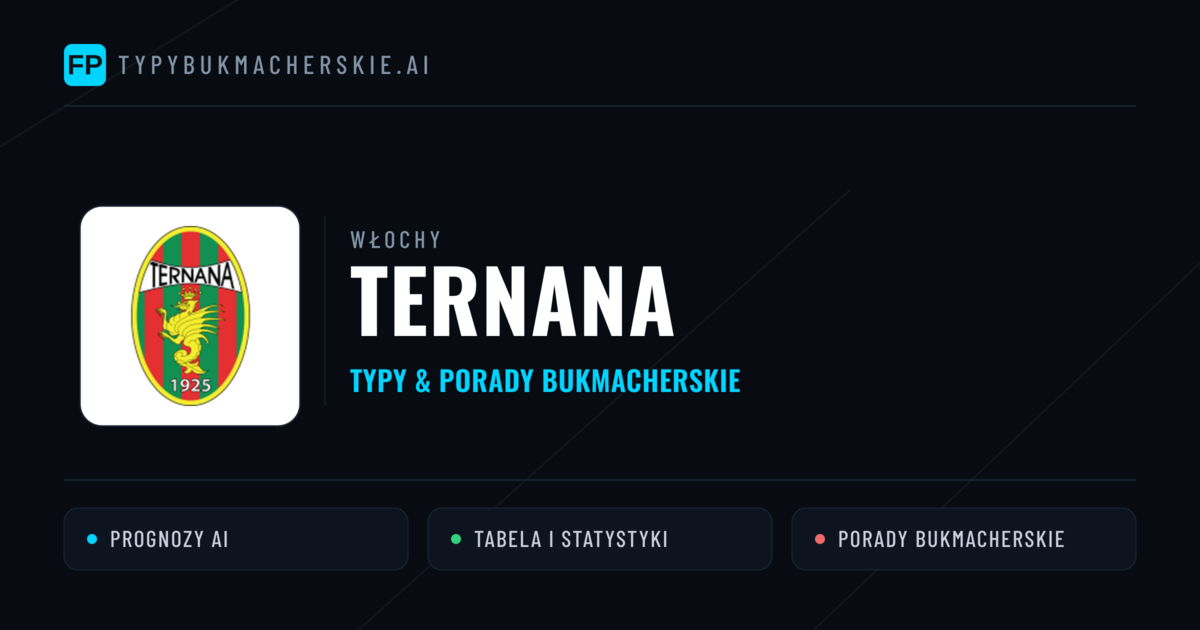 Ternana Typy i statystyki