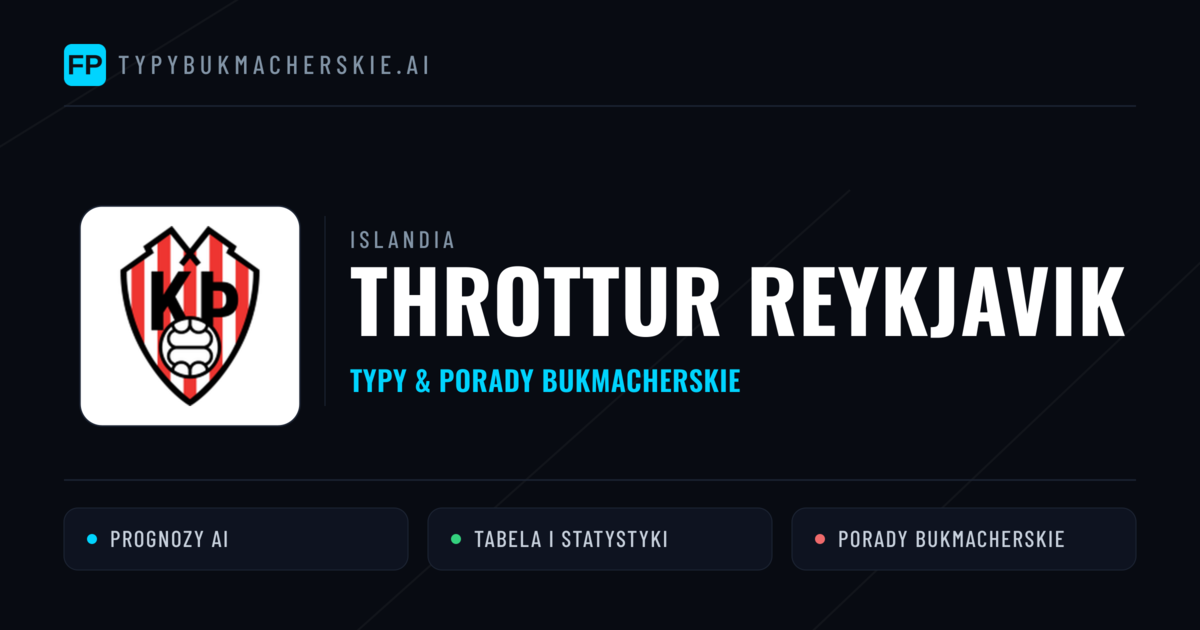 Throttur Reykjavik Typy i statystyki