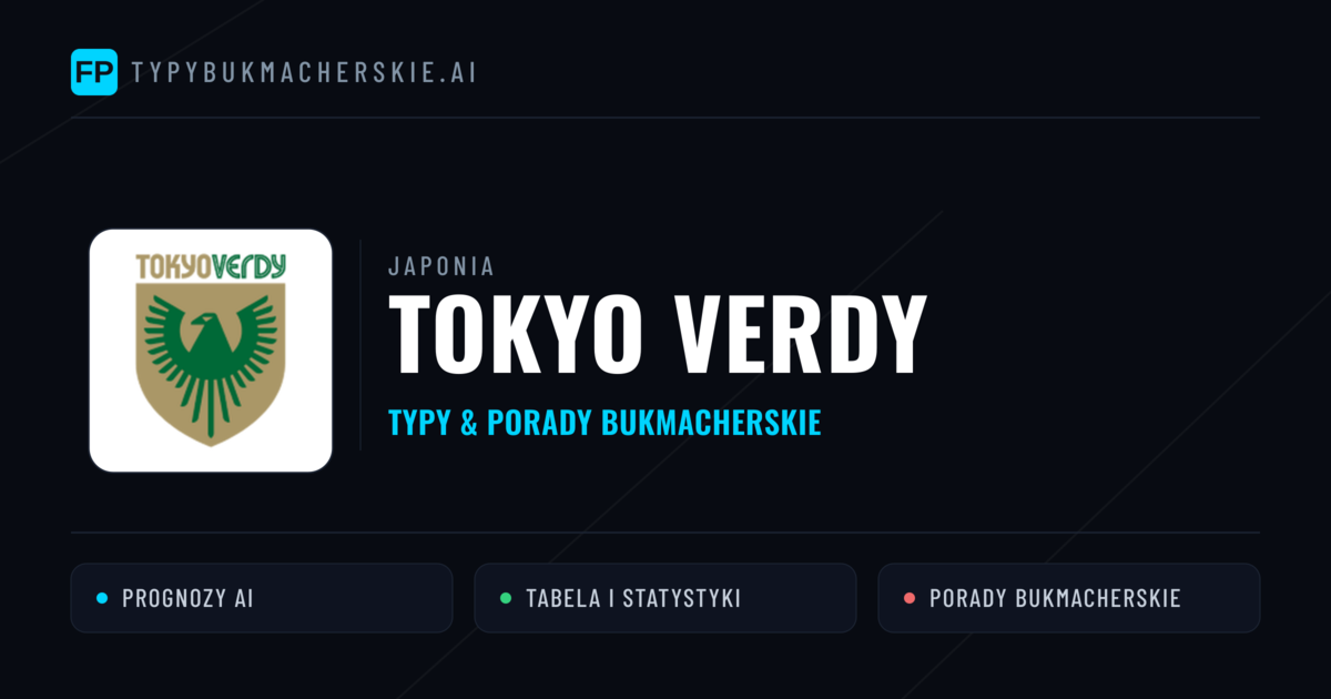 Tokyo Verdy Typy i statystyki