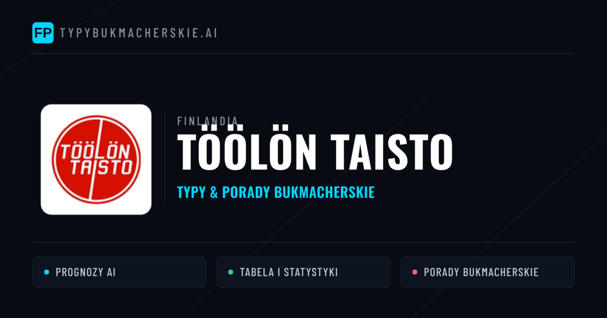 Töölön Taisto Typy i statystyki