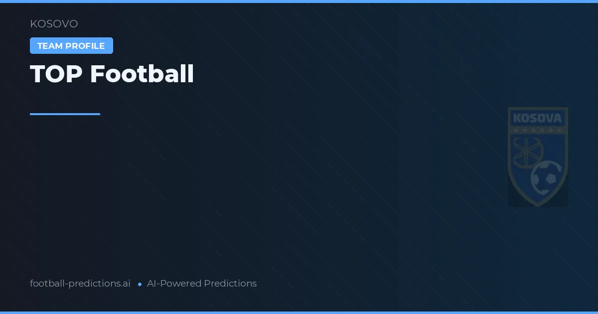 TOP Football Typy i statystyki