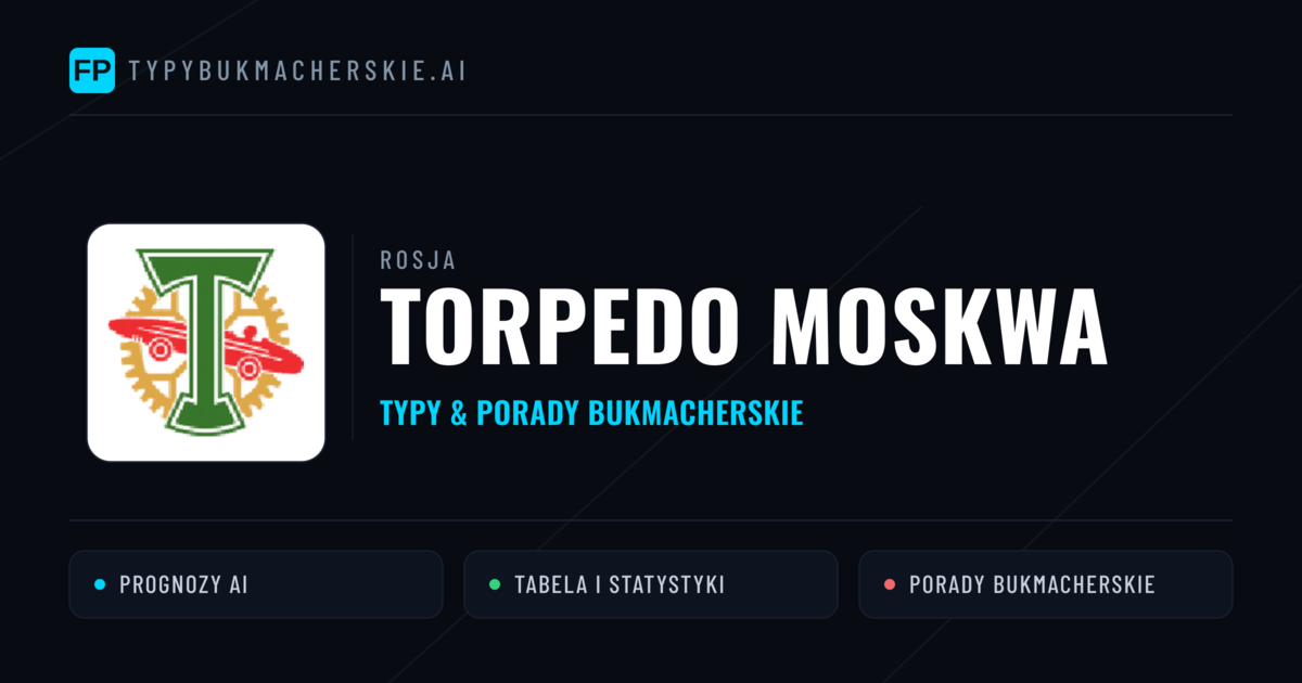 Torpedo Moskwa Typy i statystyki
