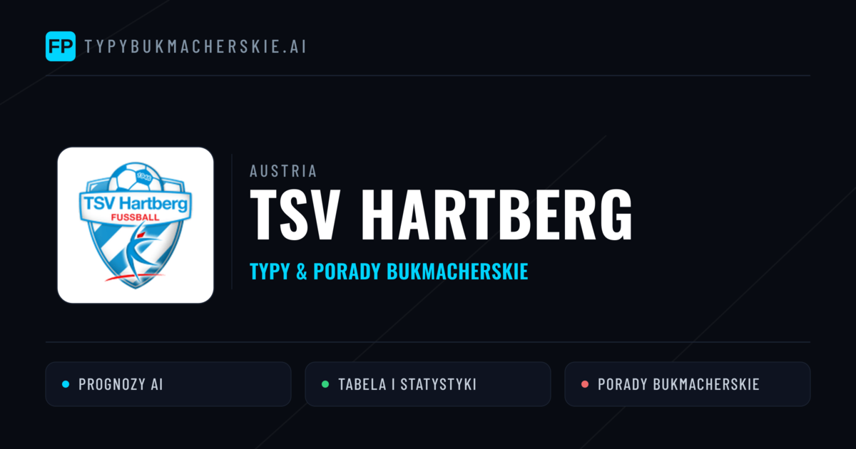 TSV Hartberg Typy i statystyki