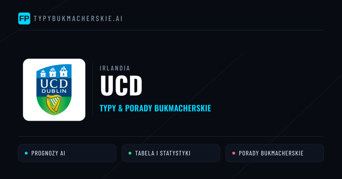 UCD Typy i statystyki