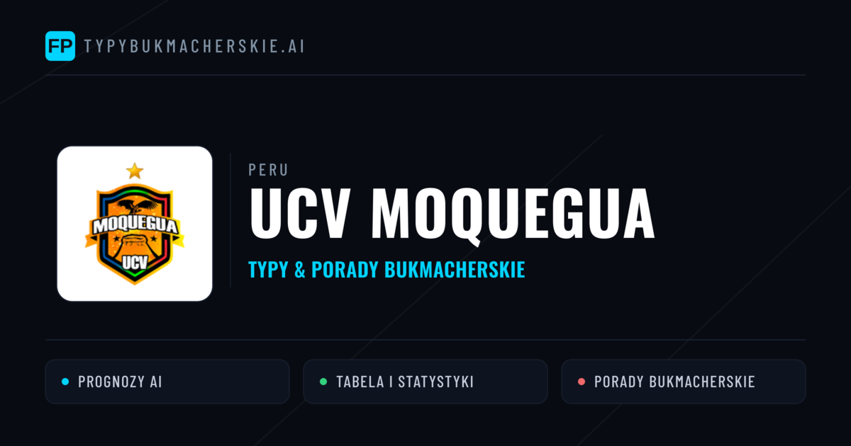 UCV Moquegua Typy i statystyki