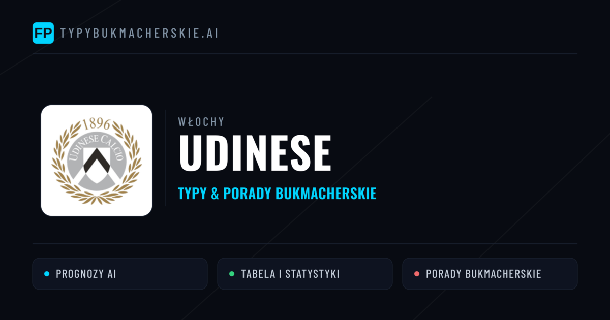 Udinese Typy i statystyki
