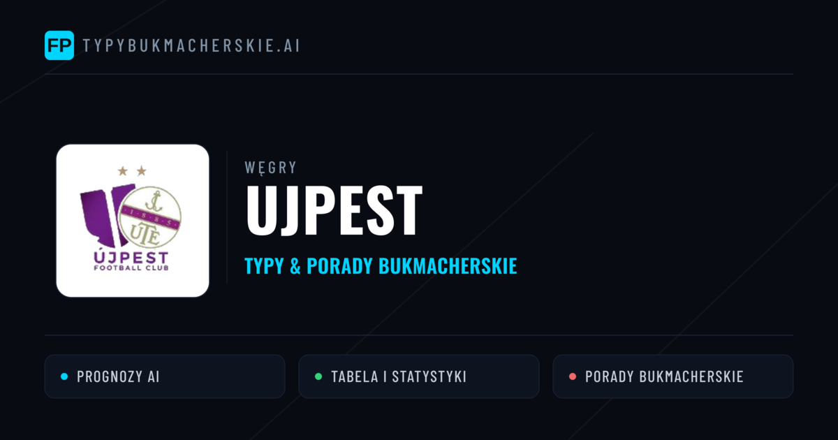 Ujpest Typy i statystyki