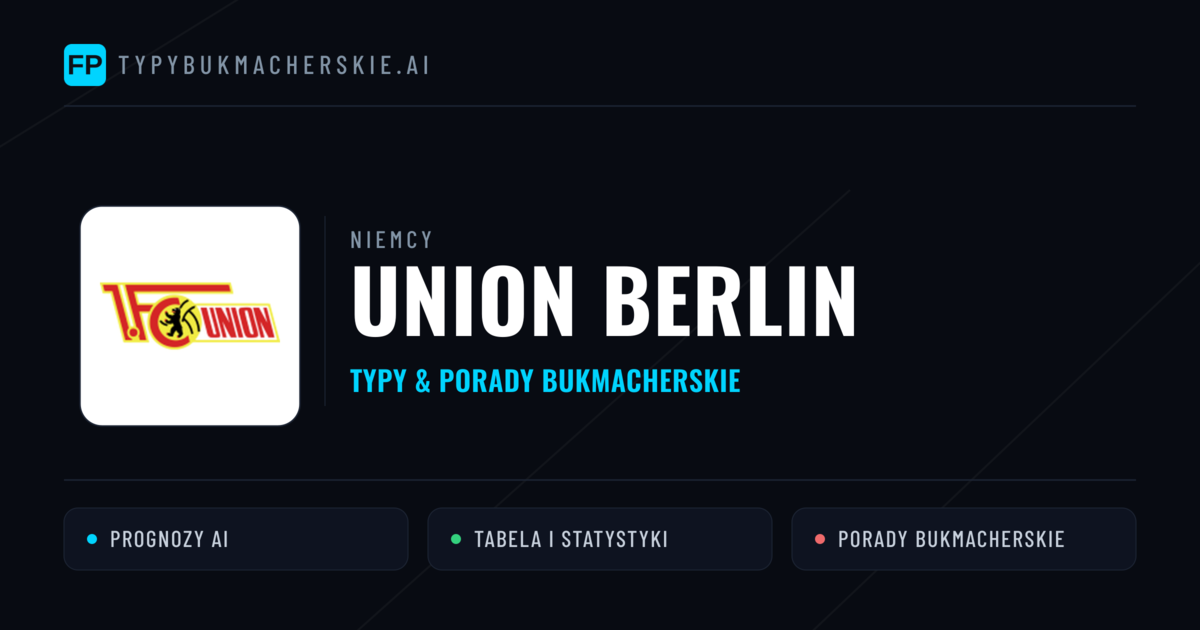 Union Berlin Typy i statystyki