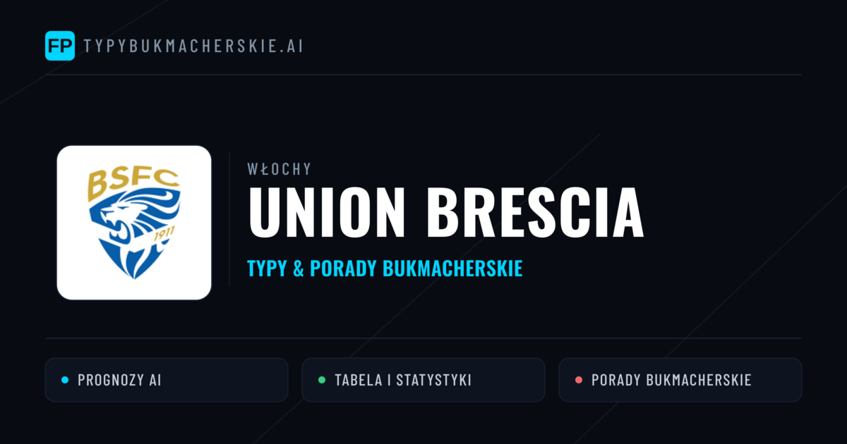 Union Brescia Typy i statystyki