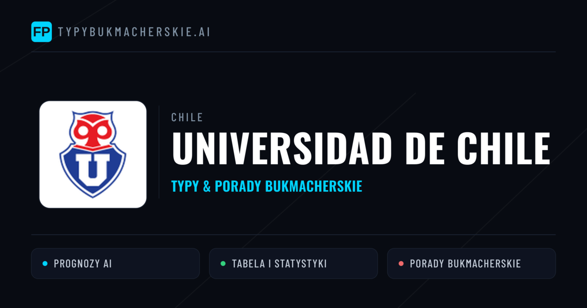 Universidad de Chile Typy i statystyki