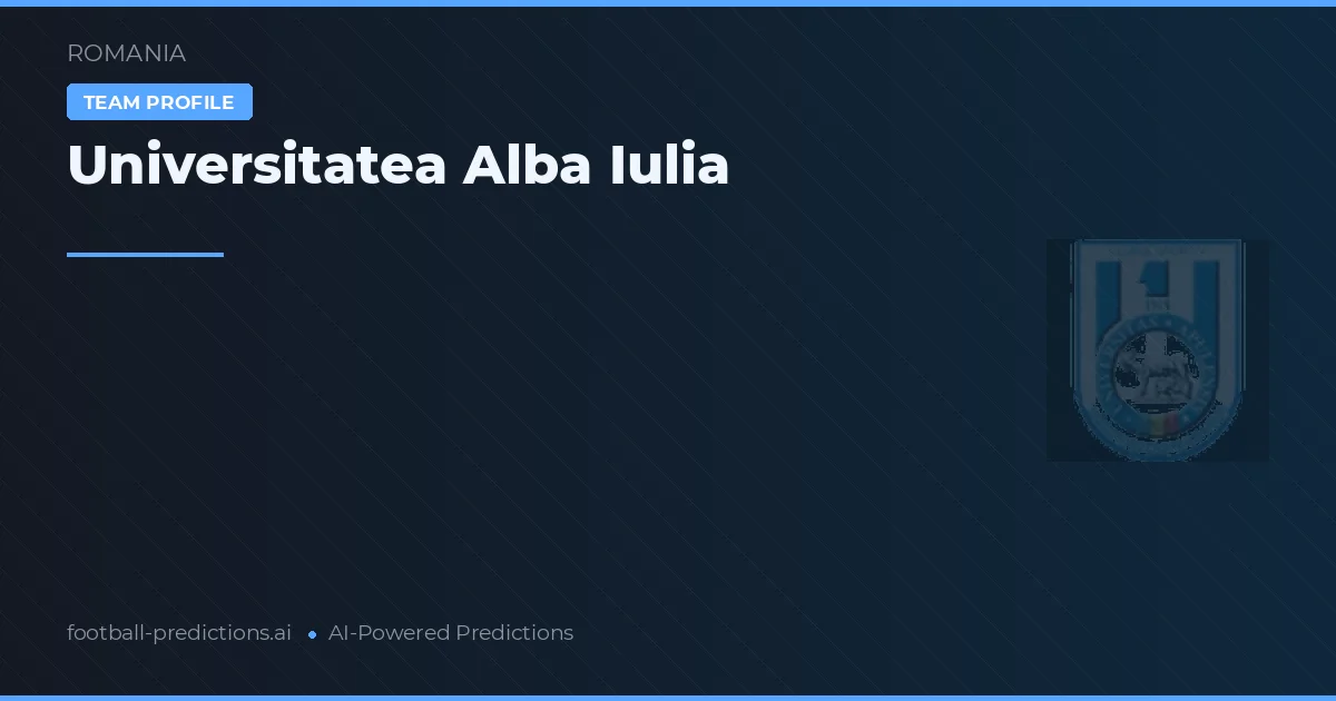 Universitatea Alba Iulia Typy i statystyki