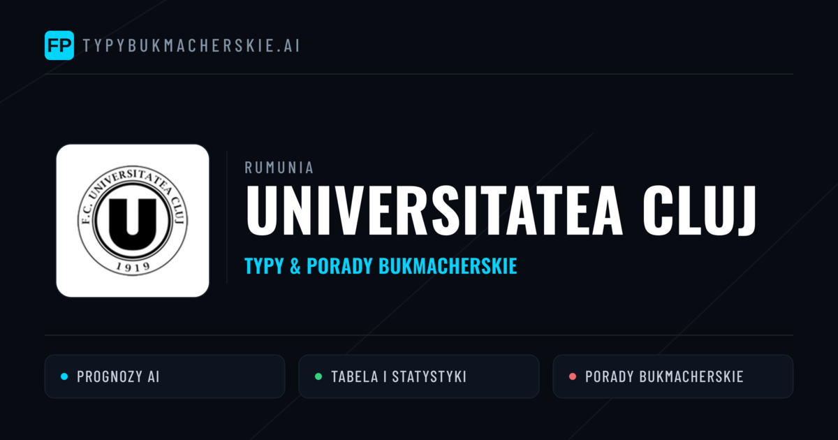 Universitatea Cluj Typy i statystyki