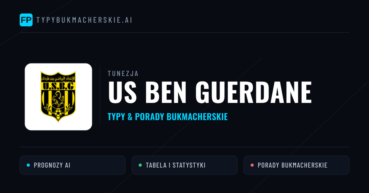 US Ben Guerdane Typy i statystyki