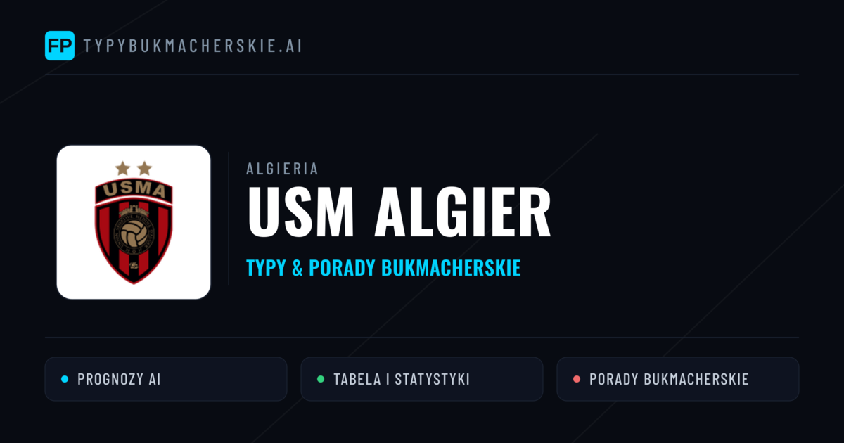USM Algier Typy i statystyki