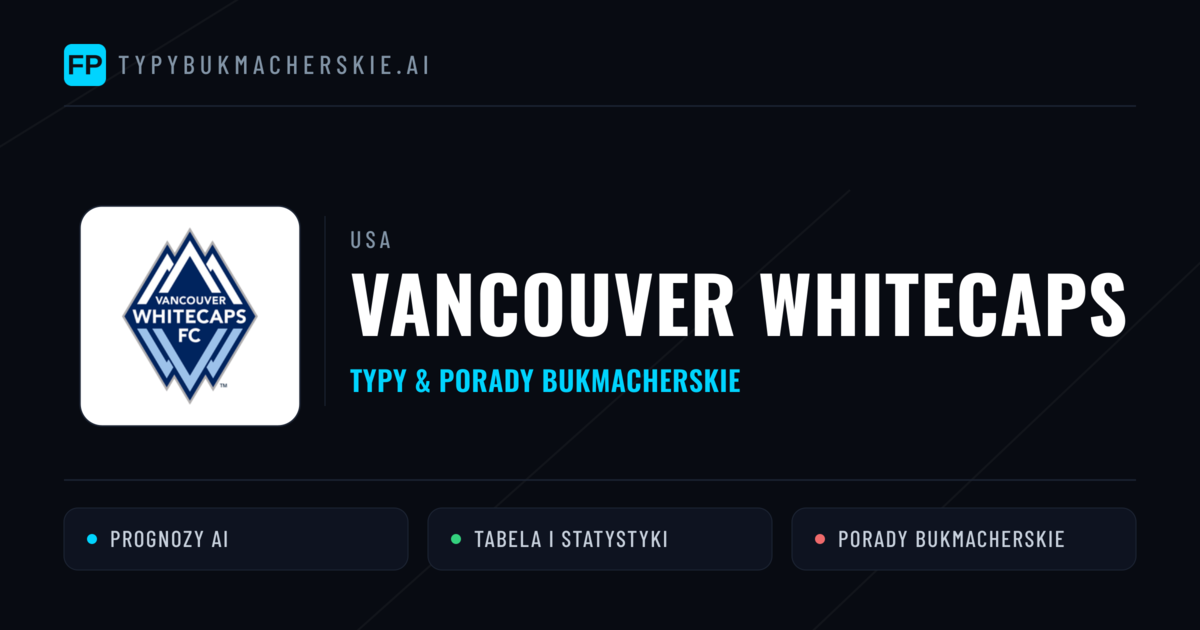 Vancouver Whitecaps Typy i statystyki