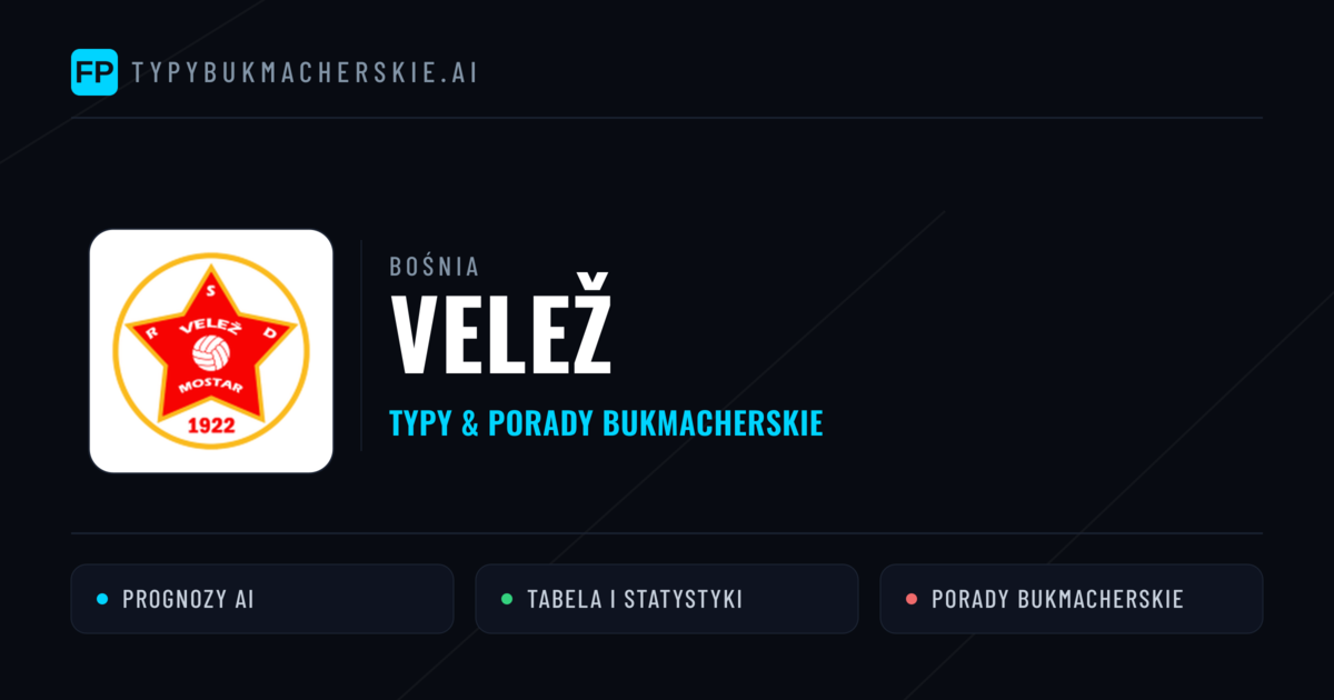 Velež Typy i statystyki