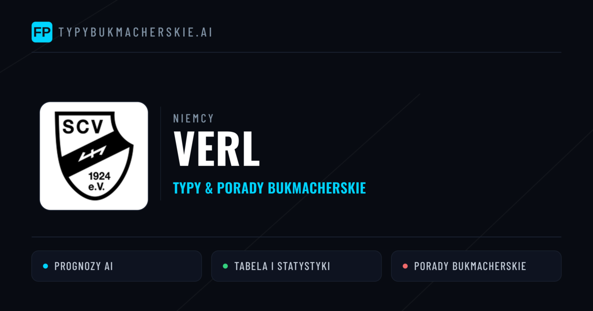Verl Typy i statystyki