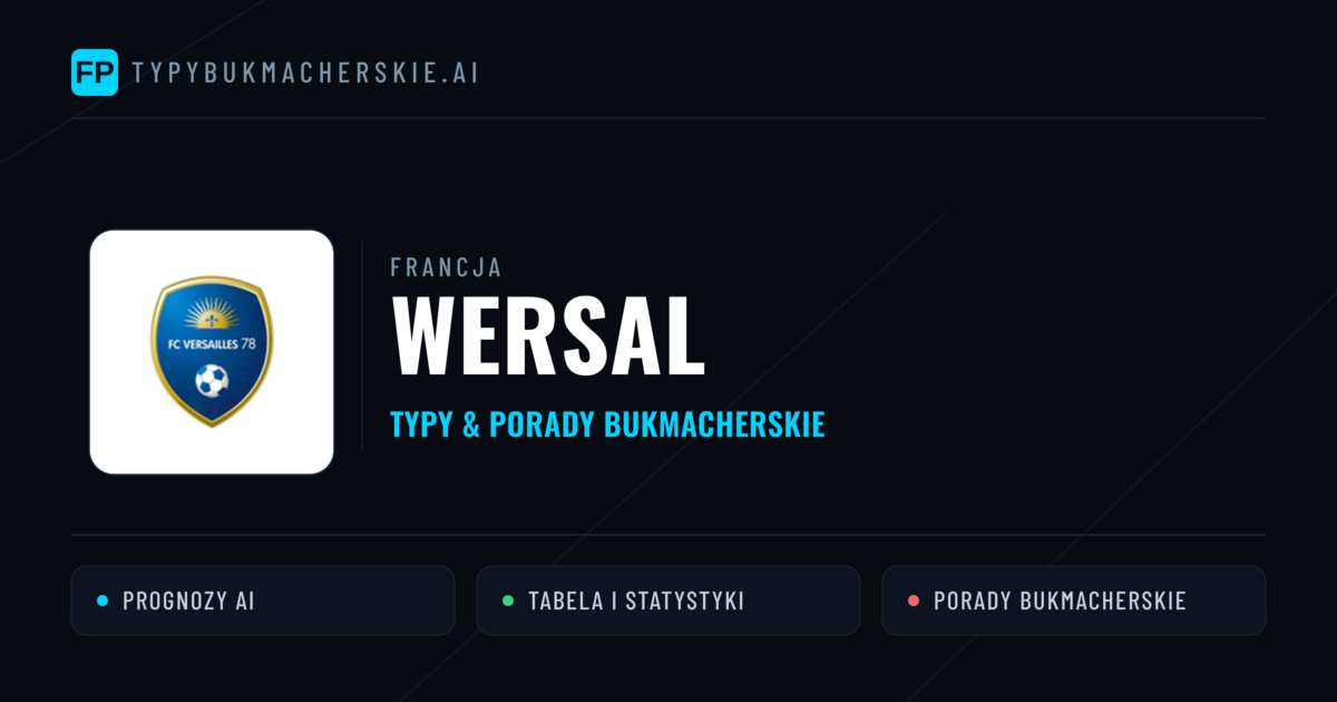 Wersal Typy i statystyki