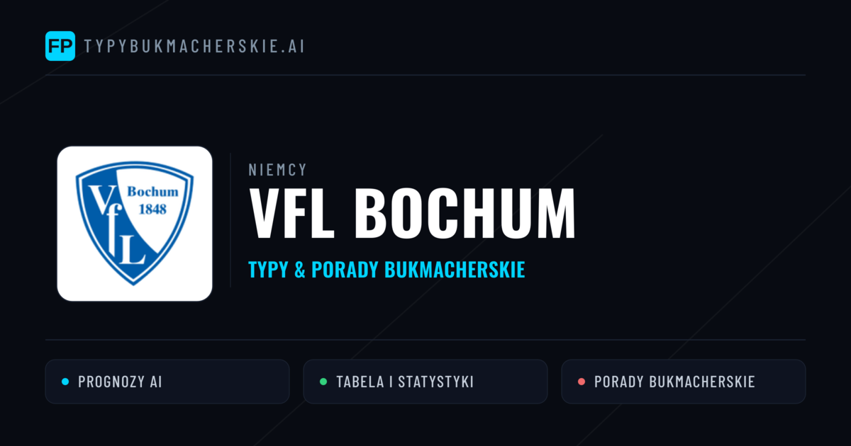 VfL Bochum Typy i statystyki