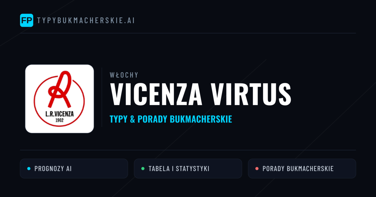 Vicenza Virtus Typy i statystyki