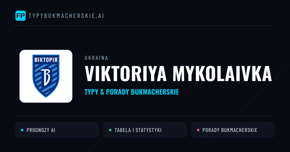 Viktoriya Mykolaivka Typy i statystyki