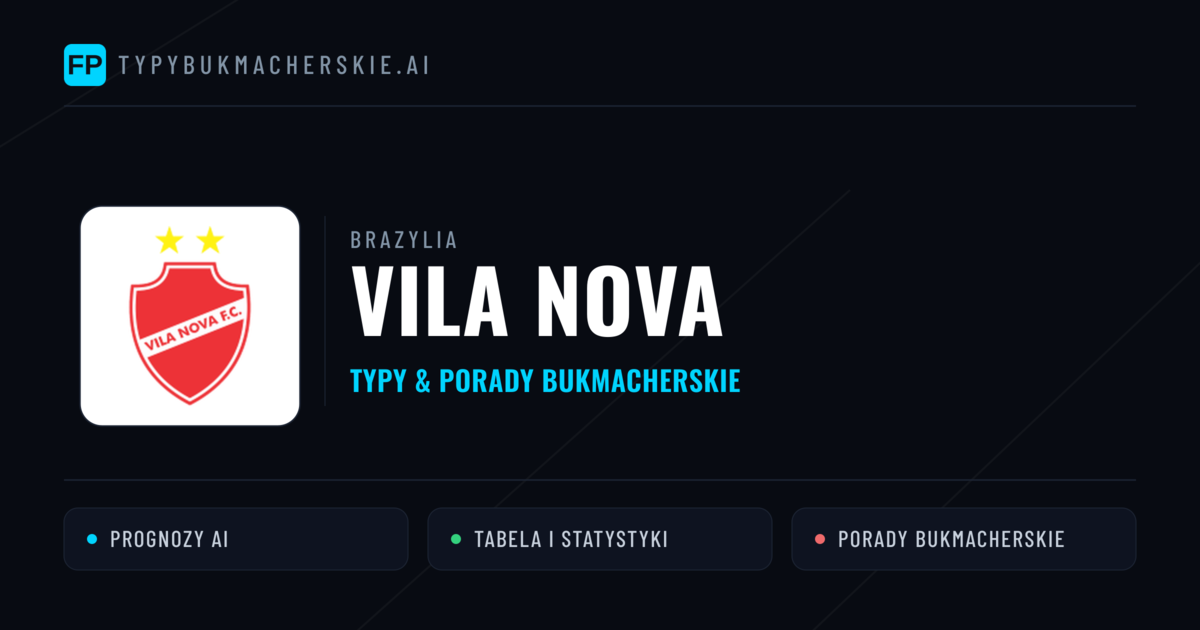 Vila Nova Typy i statystyki