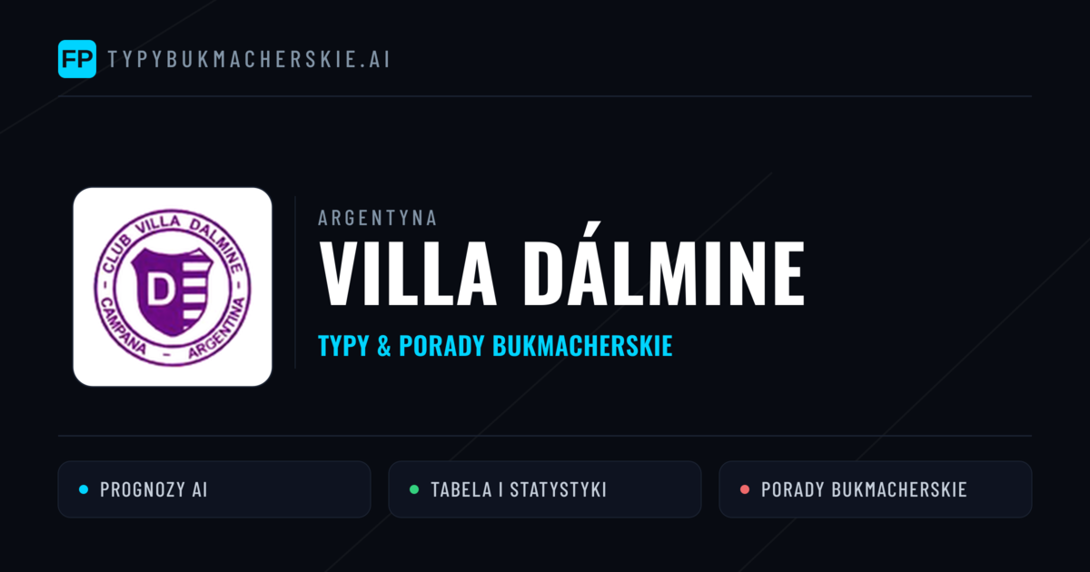 Villa Dálmine Typy i statystyki