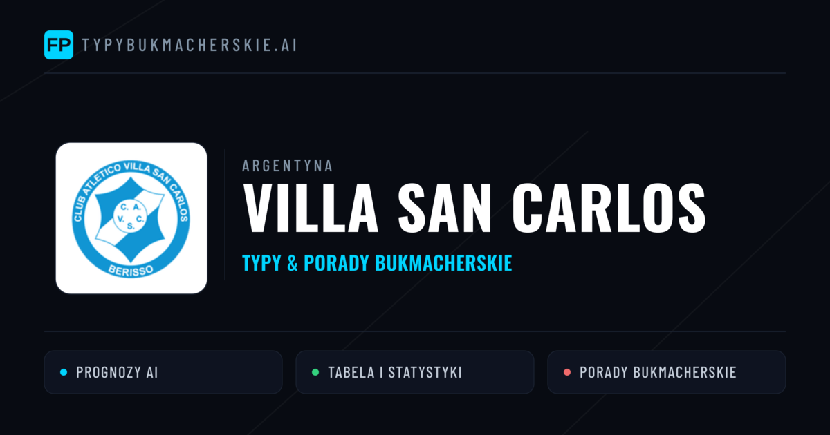 Villa San Carlos Typy i statystyki