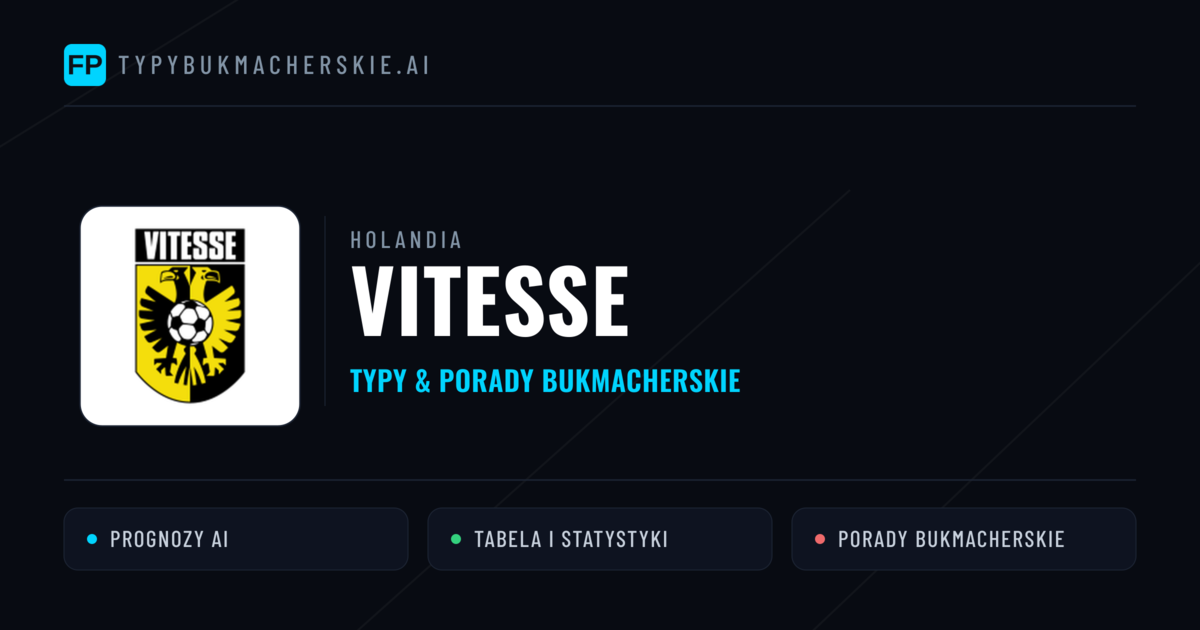 Vitesse Typy i statystyki