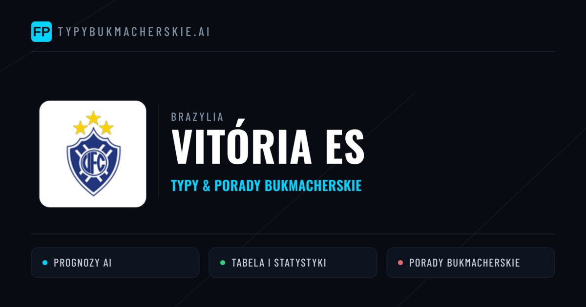 Vitória ES Typy i statystyki