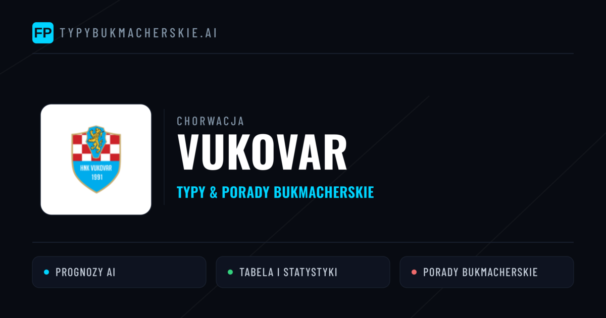 Vukovar Typy i statystyki