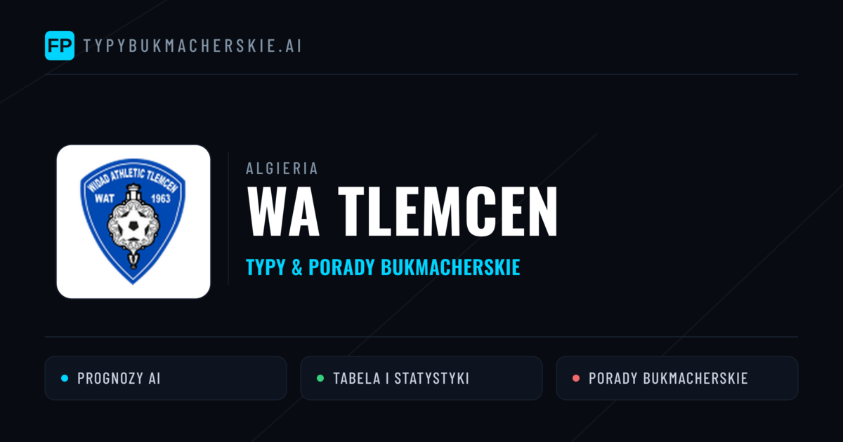 WA Tlemcen Typy i statystyki