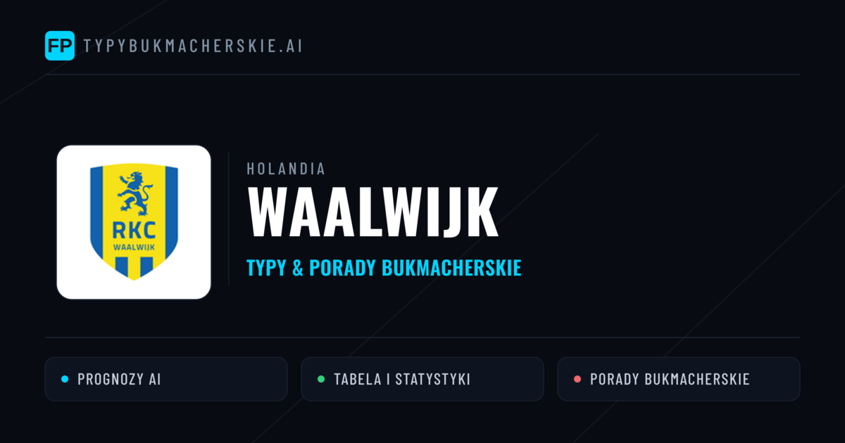 Waalwijk Typy i statystyki