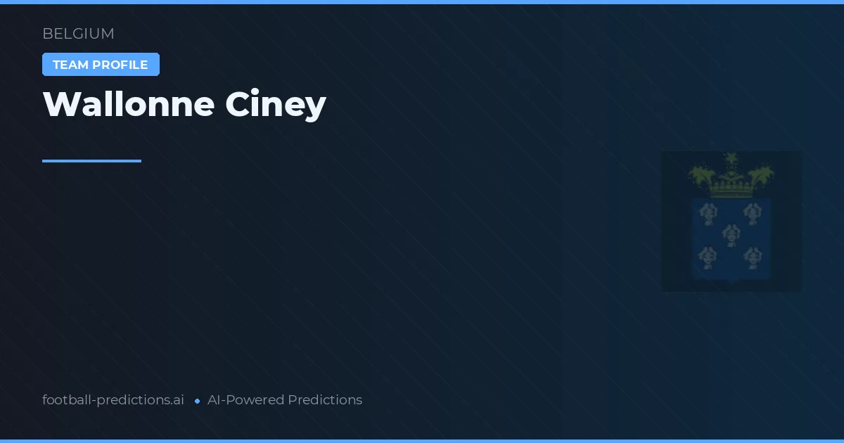 Wallonne Ciney Typy i statystyki