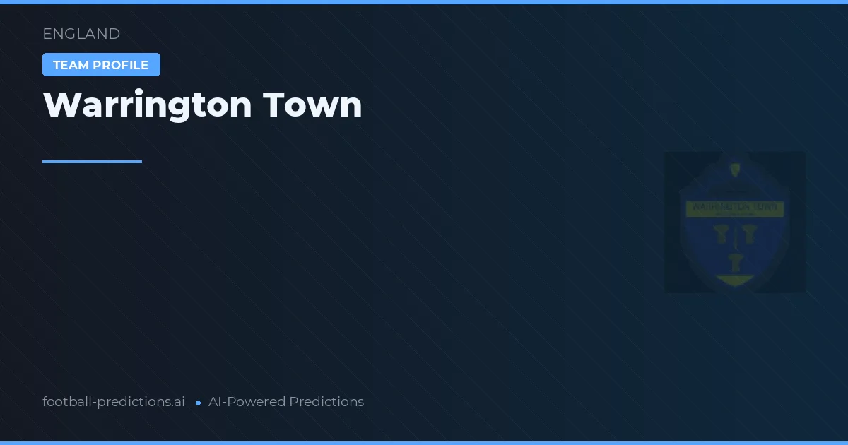 Warrington Town Typy i statystyki