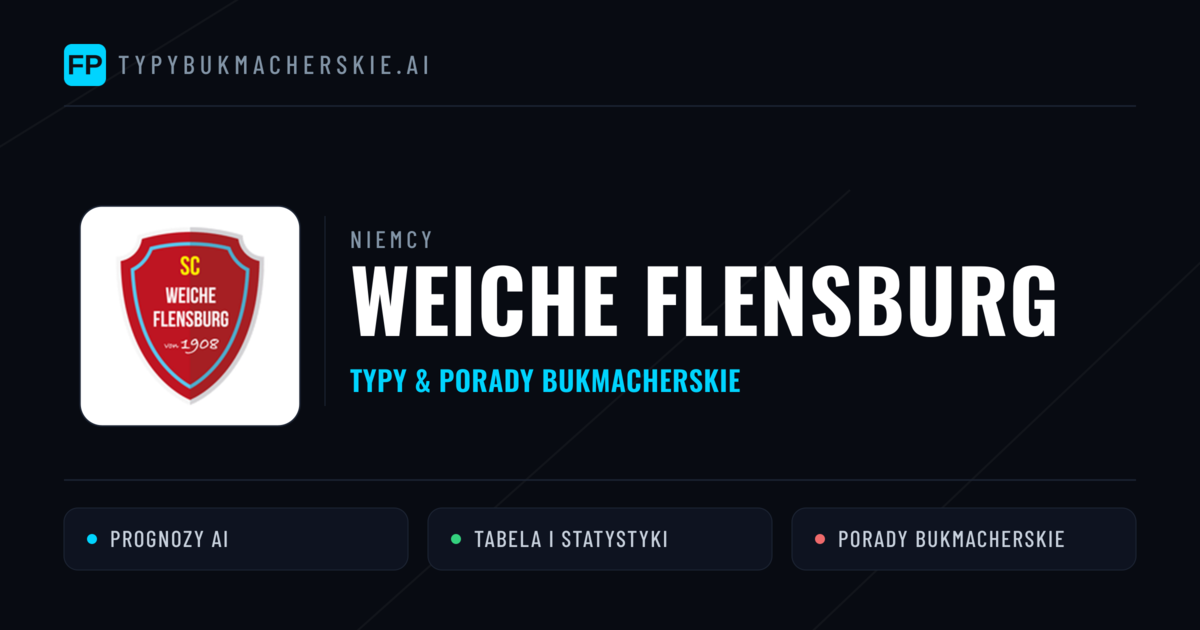 Weiche Flensburg Typy i statystyki