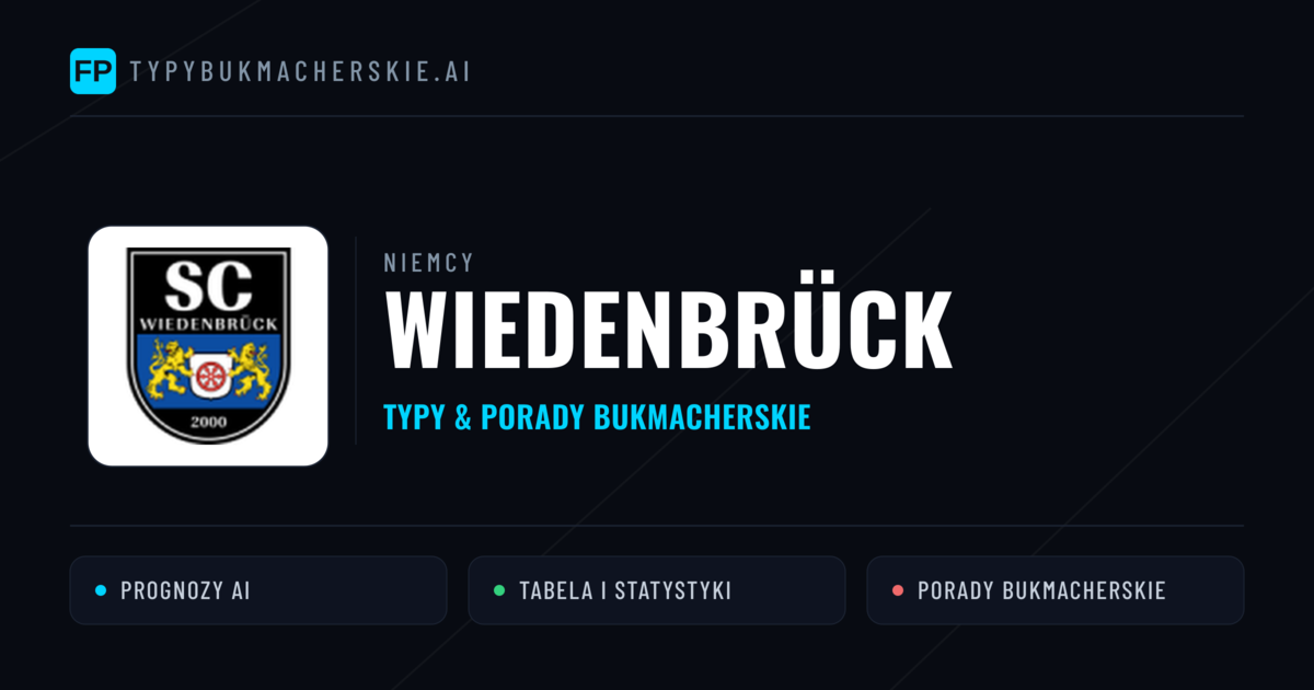Wiedenbrück Typy i statystyki